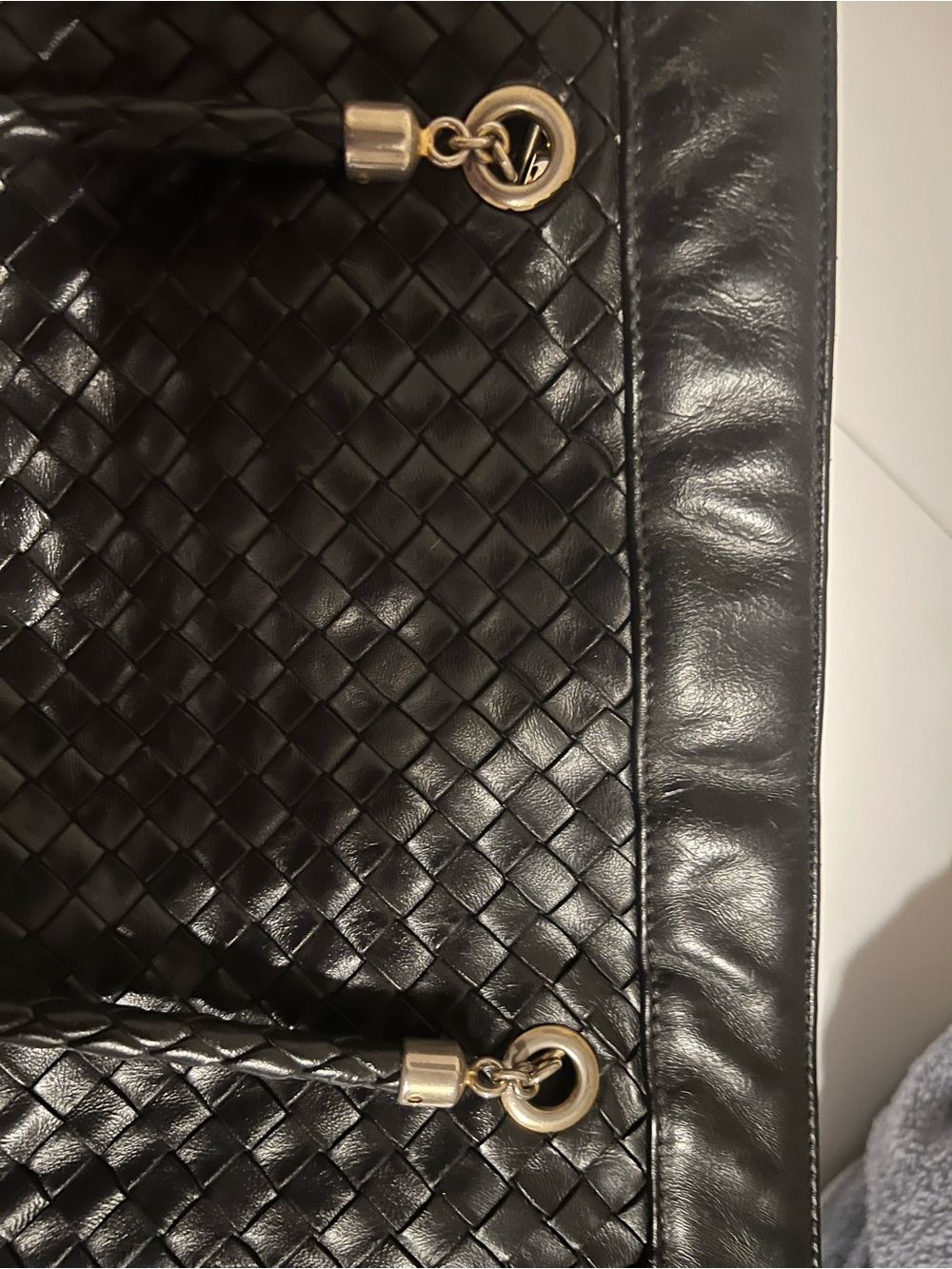 Vintage Bottega Veneta Intrecciato Shoulder Bag - Picture 9 of 12